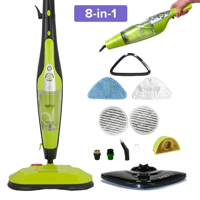 H2O HD Dual Buff 8-in-1 Steam Mop