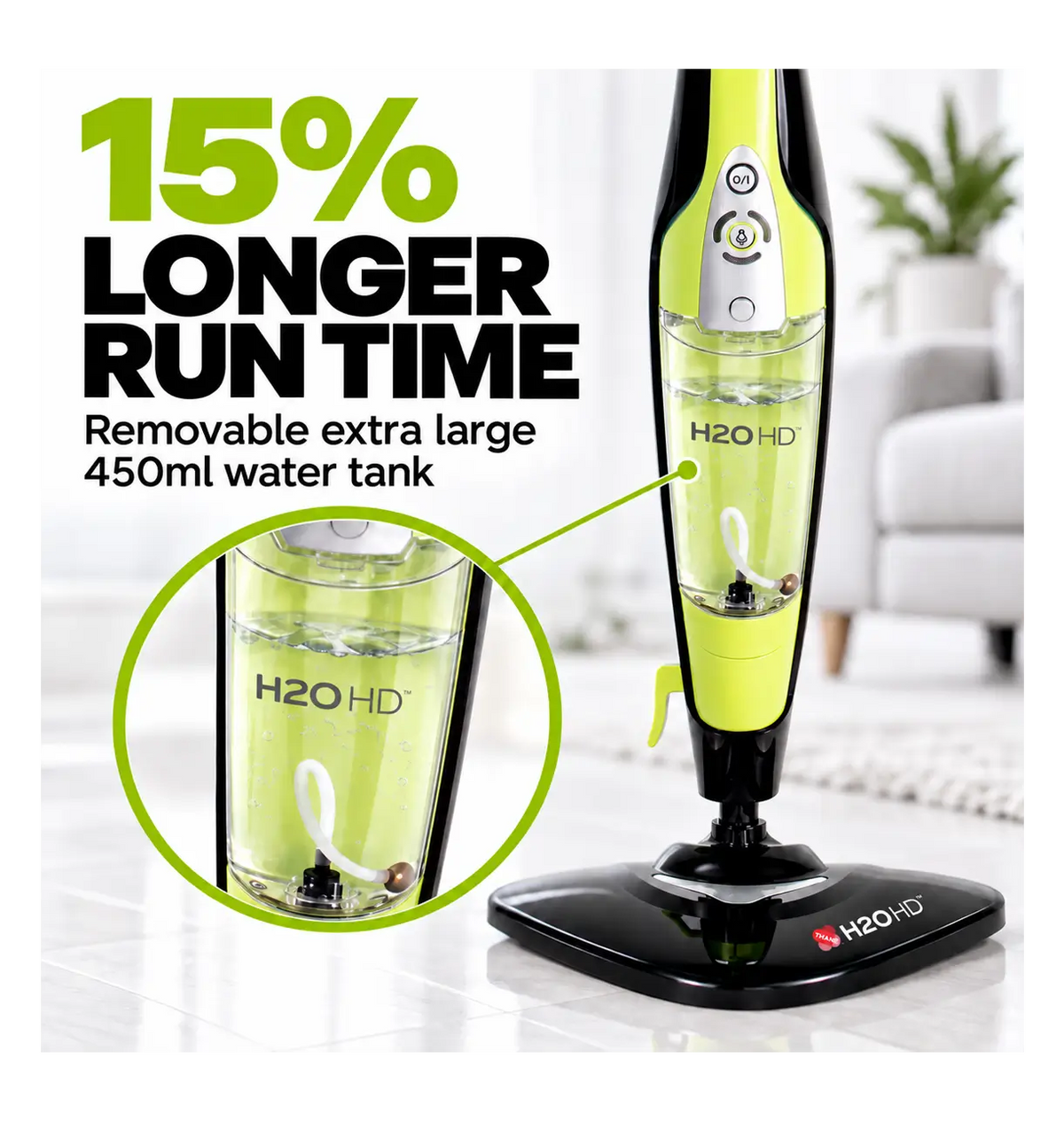 H2O HD® Dual Blast Steam Mop (tv)