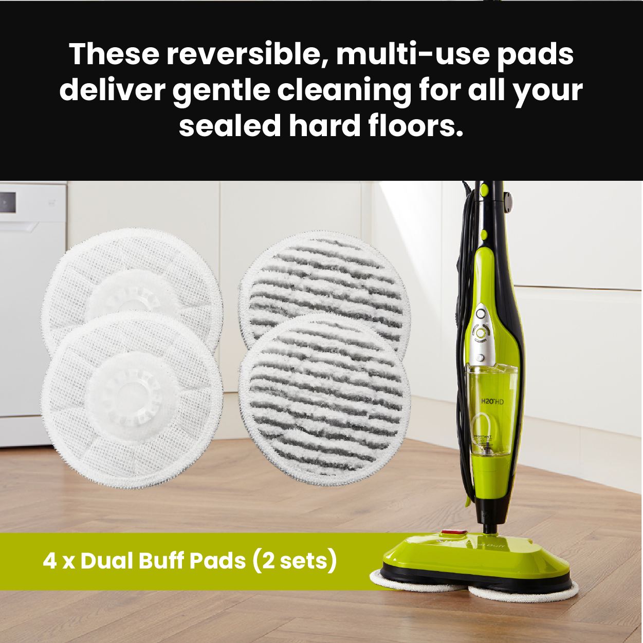 H2O HD Dual Buff Pads