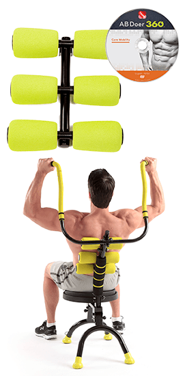 AB Doer 6 Pack Massage Roller & Core Mobility Digital Access