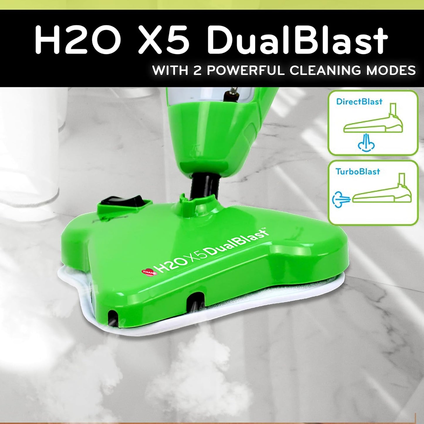 H2O X5® Dual Blast Steam Cleaner