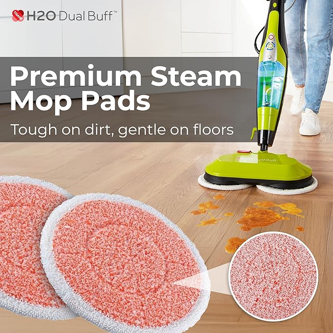 H2O Dual Buff™ Microfibre Scrubbing Replacement Cloth (2 Pack)