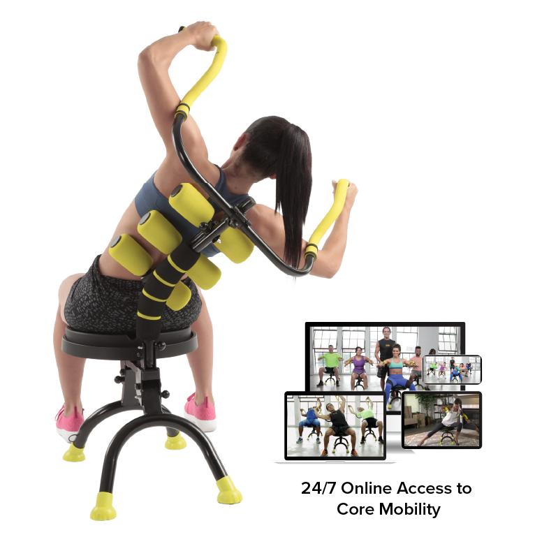AB Doer 6 Pack Massage Roller & Core Mobility Digital Access