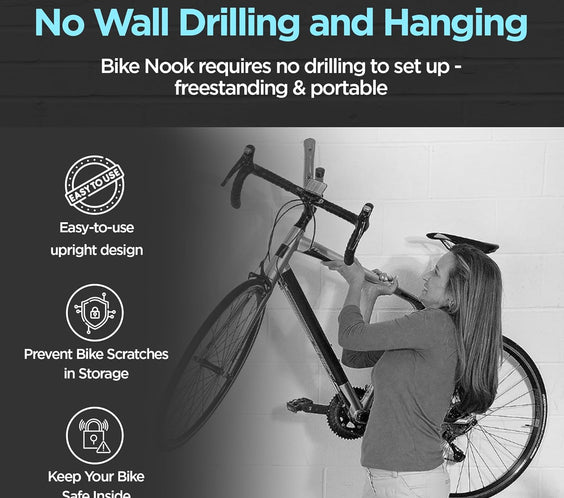 BikeNook Upright Bike Stand Floor - Vertical