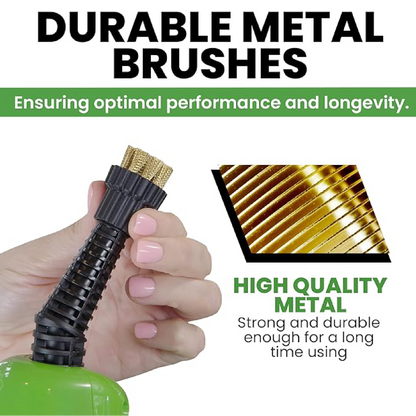 H2O Mop HD -  Genuine 6 Pack Brushes Set (3 metal, 3 nylon)