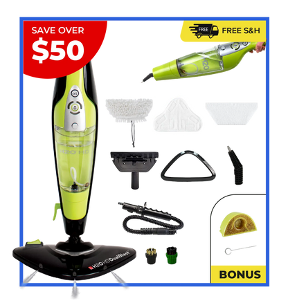 H2O HD® Dual Blast Steam Mop (tv)
