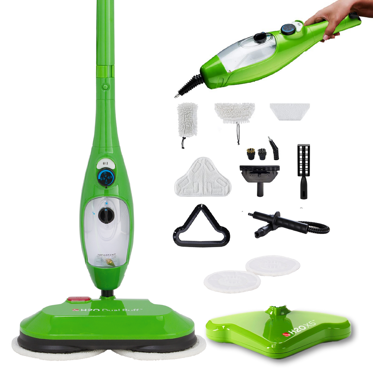 H2O X5 Dual Buff 8-in-1