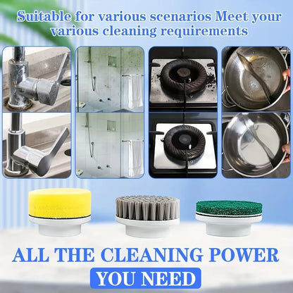 Cordless Electric Spin Scrubber – Rechargeable Bathroom & Kitchen Cleaning Brush