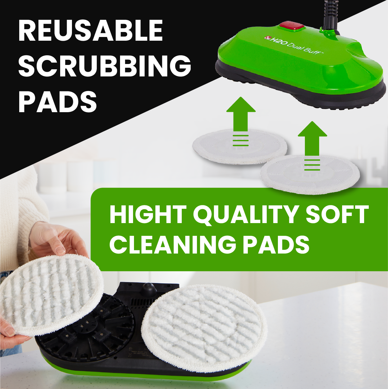 H2O X5 Dual Buff Pads