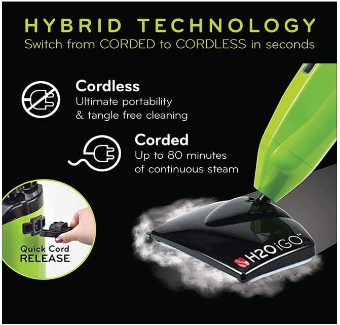 H2O IGO Hybrid Steam Mop