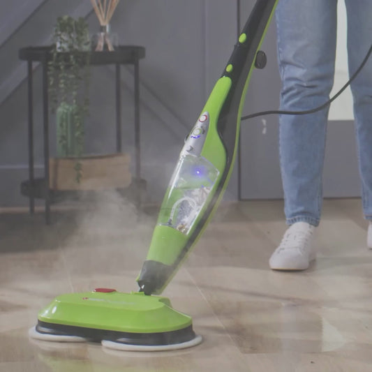H2O HD® Dual Buff 8-in-1 Steam Cleaner